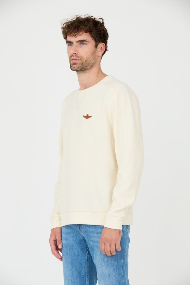 AERONAUTICA MILITARE Beige sweatshirt