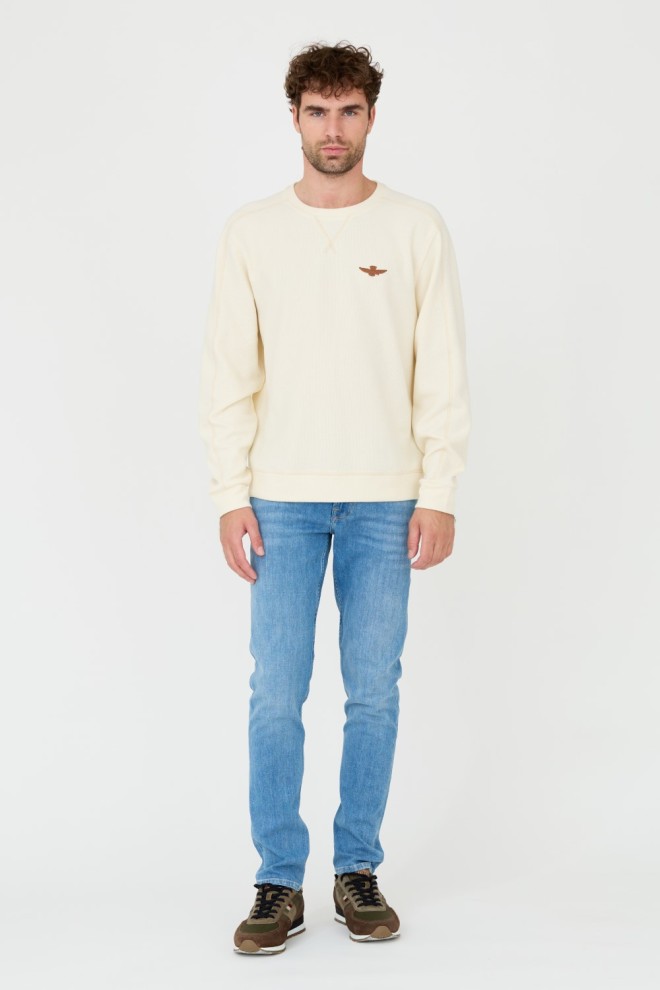 AERONAUTICA MILITARE Beige sweatshirt