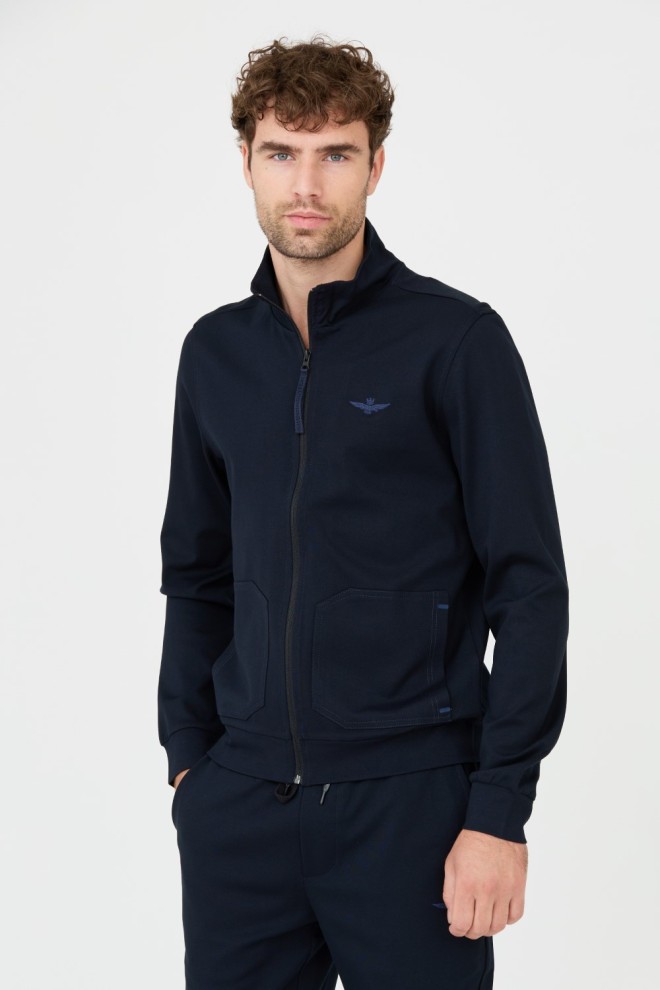 AERONAUTICA MILITARE Navy blue sweatshirt