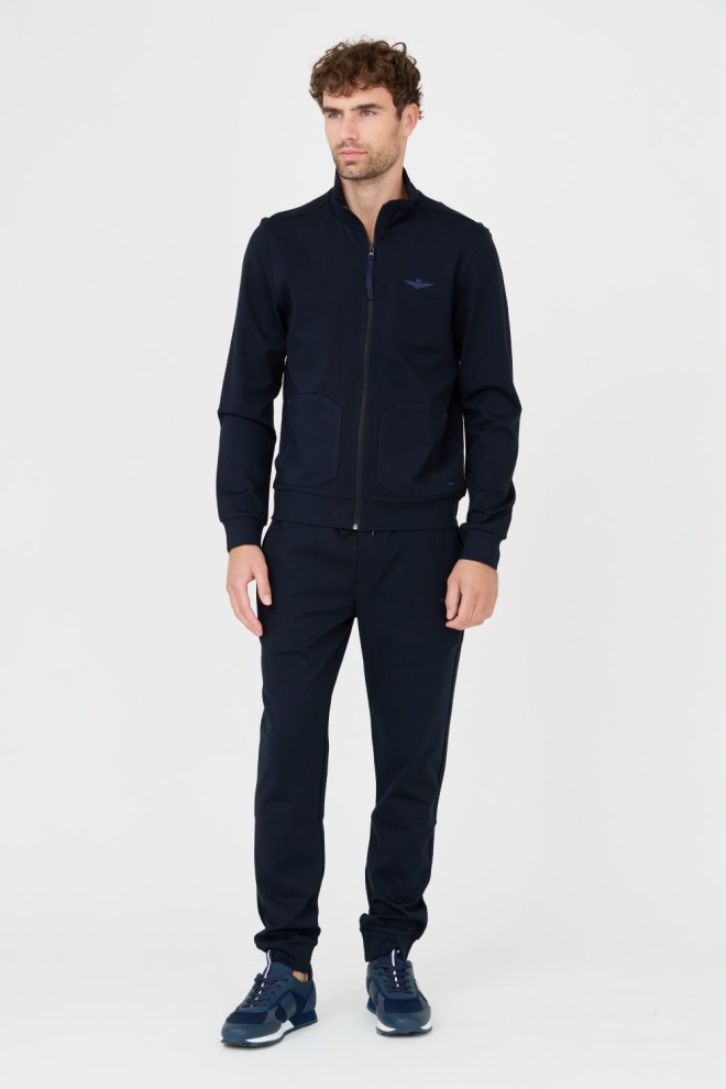 AERONAUTICA MILITARE Granatowa męska bluza