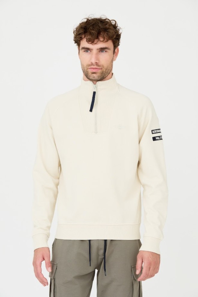 AERONAUTICA MILITARE Beige sweatshirt