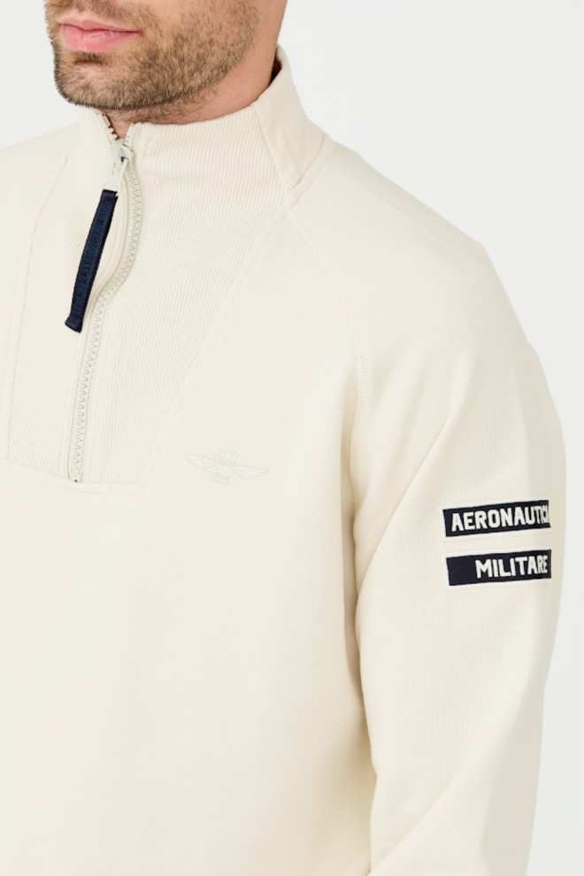 AERONAUTICA MILITARE Beige sweatshirt