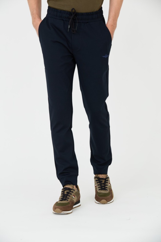 AERONAUTICA MILITARE Navy blue sweatpants