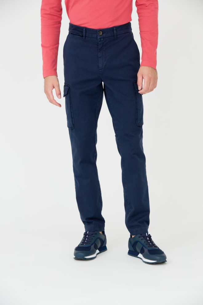 AERONAUTICA MILITARE Navy blue combat pants