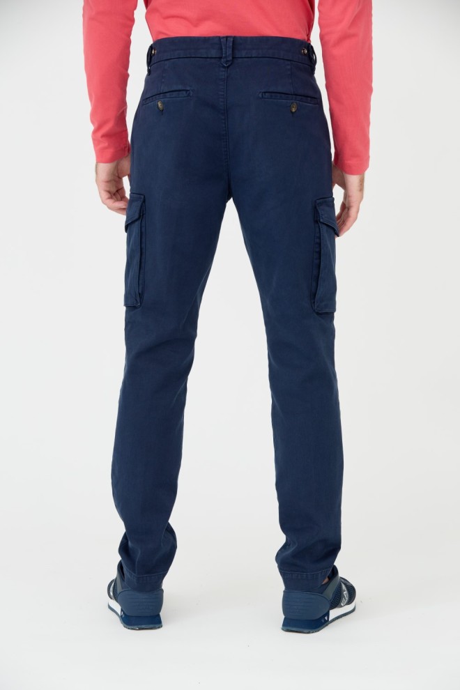 AERONAUTICA MILITARE Pantaloni de luptă albastru marin pentru bărbați