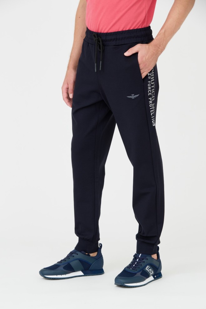 AERONAUTICA MILITARE Navy blue sweatpants