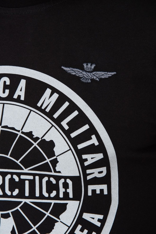 AERONAUTICA MILITARE Czarny longsleeve