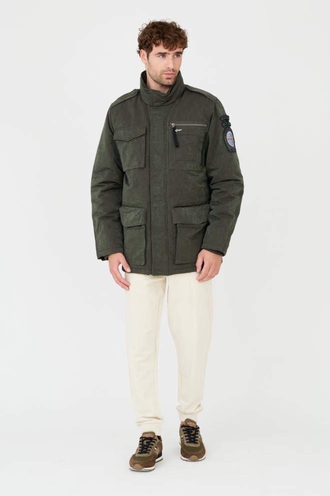 AERONAUTICA MILITARE Чоловіча зелена куртка