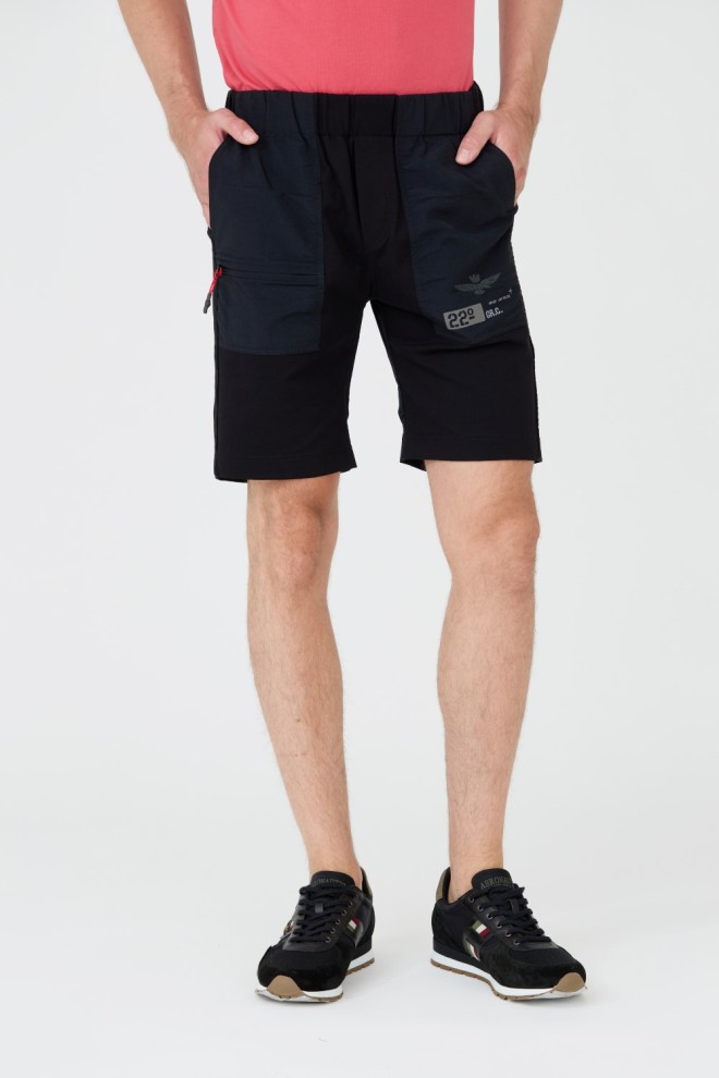 AERONAUTICA MILITARE Black shorts