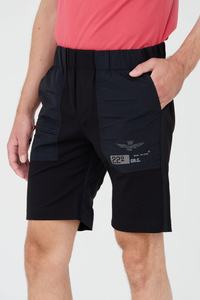 AERONAUTICA MILITARE Black shorts