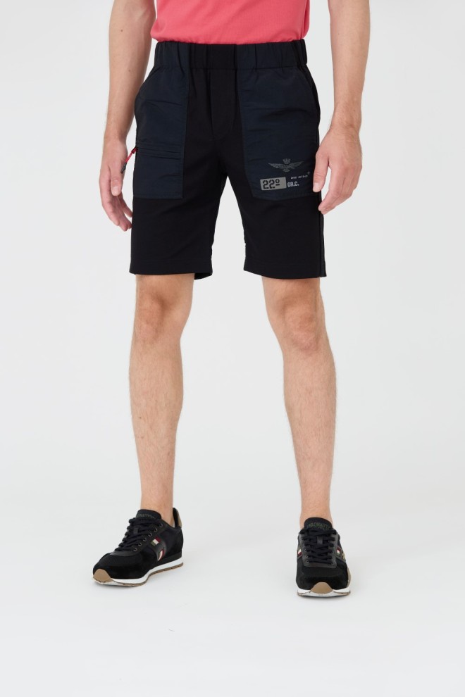 AERONAUTICA MILITARE Black shorts