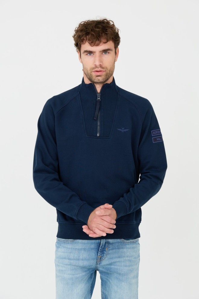 AERONAUTICA MILITARE Navy blue sweatshirt