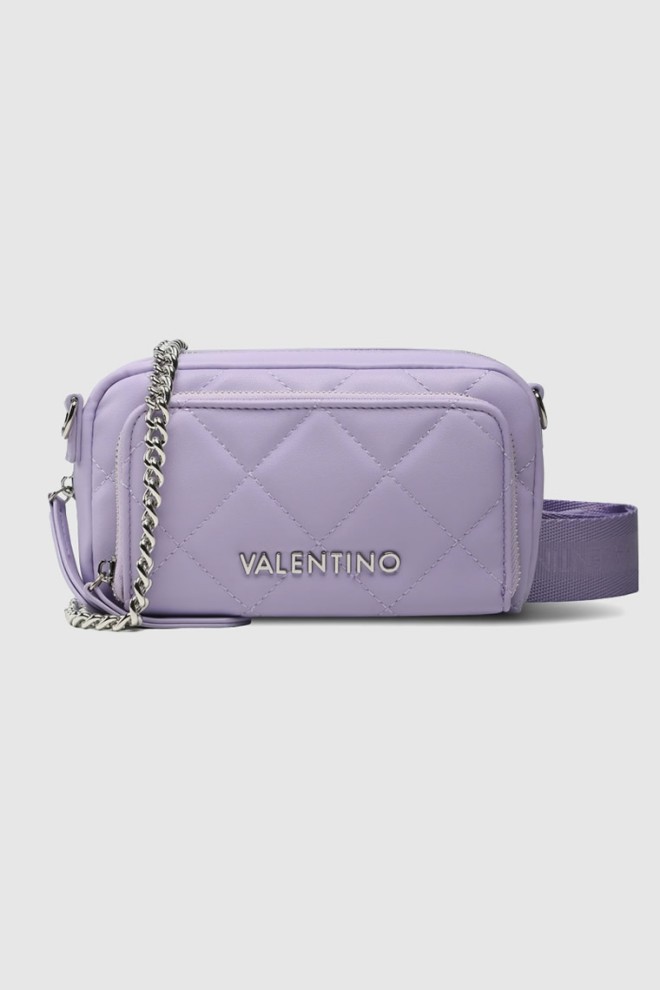 VALENTINO Purple quilted ocarina reciclare haversack sac