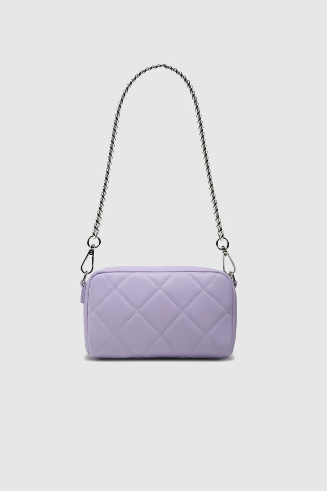 VALENTINO Purple quilted ocarina reciclare haversack sac
