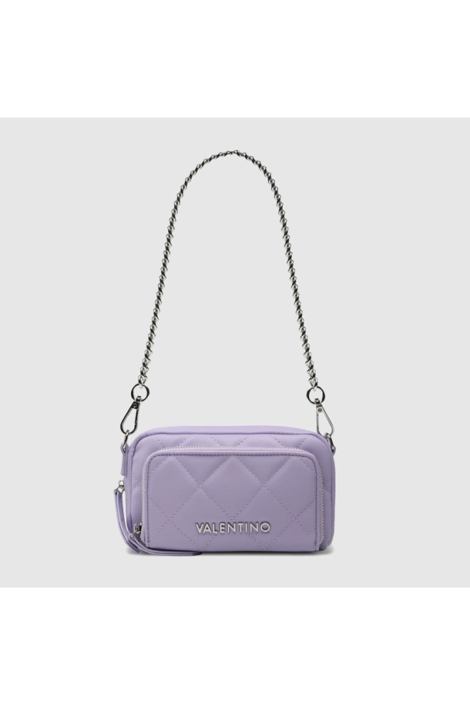 VALENTINO Purple quilted ocarina reciclare haversack sac