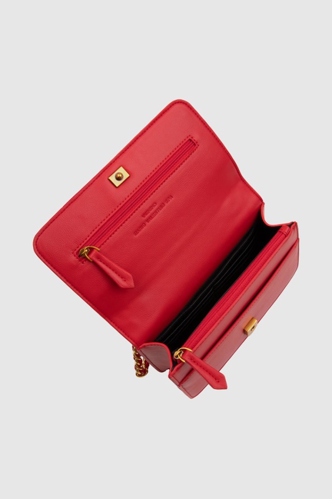 VALENTINO Small red handbag with space for cookie cards