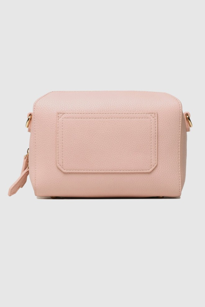 VALENTINO Capacious pink handbag with adjustable strap pattie haversack