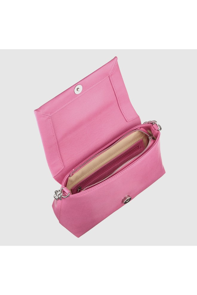 VALENTINO Pink geantă de mână cu V oceania decorative re satchel