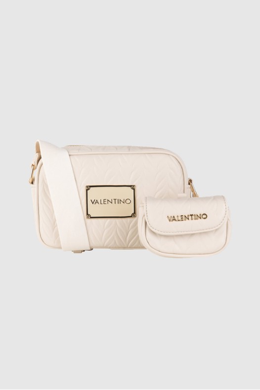 VALENTINO Embossed cream...