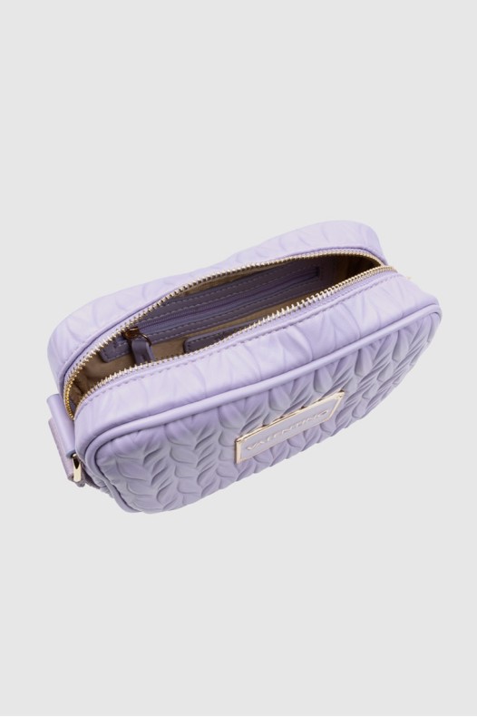 VALENTINO Embossed purple...