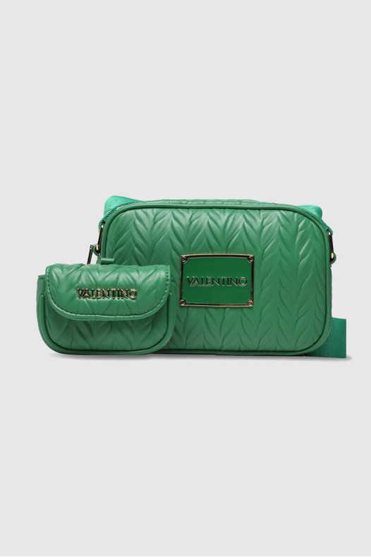 VALENTINO Embossed green...