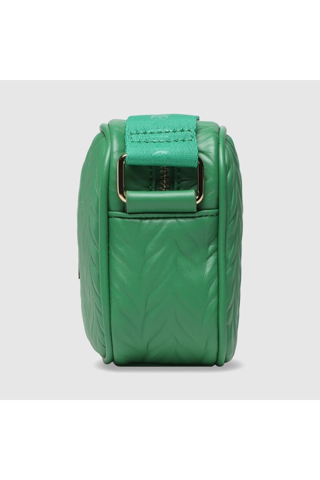 VALENTINO embosat geantă de mână verde cu clip-on sachet sunny re haversack