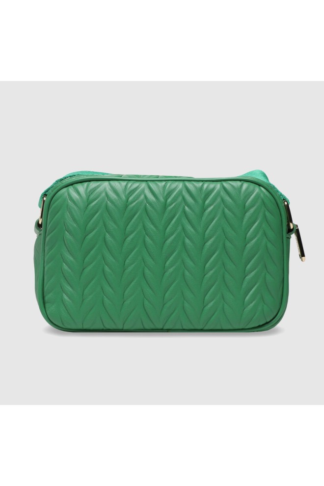 VALENTINO embosat geantă de mână verde cu clip-on sachet sunny re haversack
