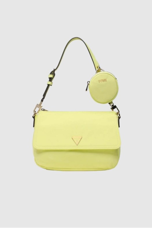 GUESS Yellow handbag with...