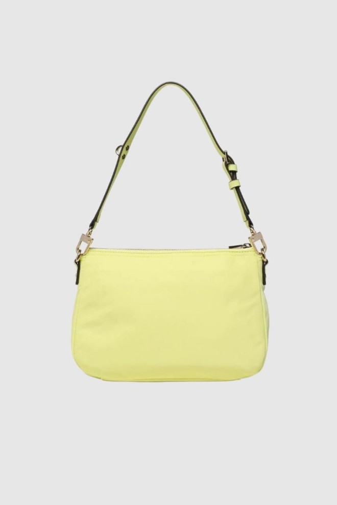 GUESS Yellow handbag with small wallet eco gemma