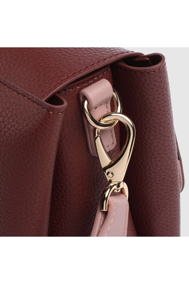 VALENTINO Maroon alexia postbag