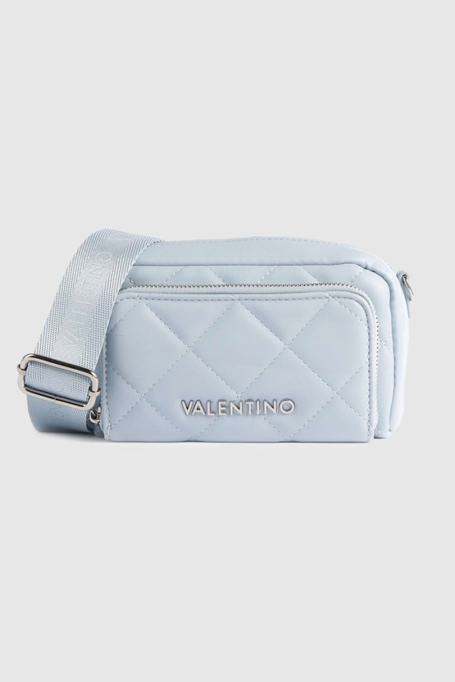 VALENTINO Blue quilted ocarina recycle haversack handbag