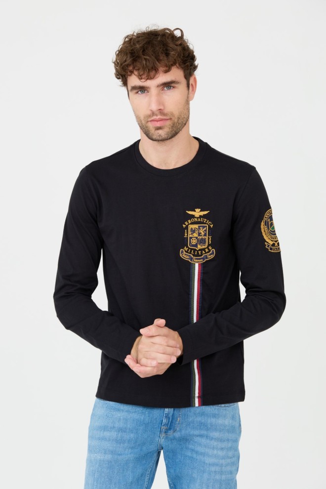 AERONAUTICA MILITARE Black longsleeve