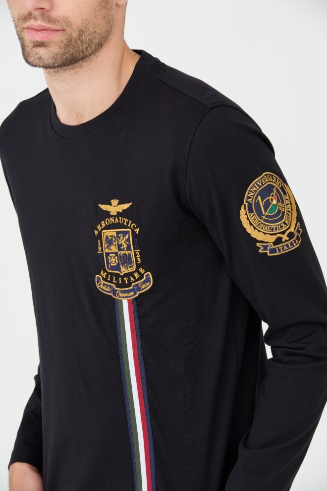 AERONAUTICA MILITARE Black longsleeve