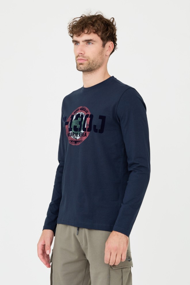 AERONAUTICA MILITARE Navy blue longsleeve