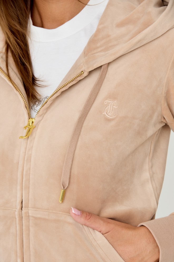 JUICY COUTURE Hanorac Robertson bej pentru femei