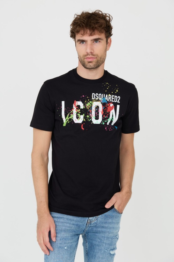 DSQUARED2 Czarny t-shirt