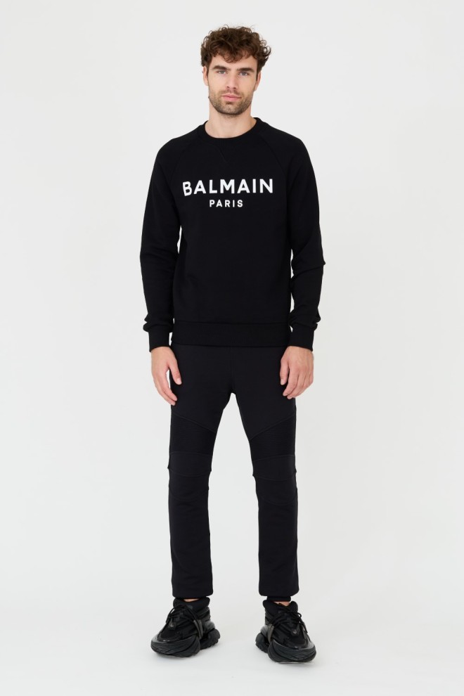 BALMAIN Tricou imprimat negru pentru bărbați