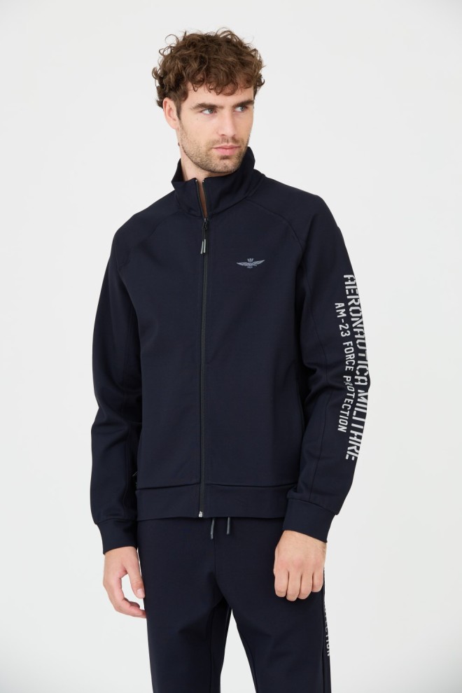 AERONAUTICA MILITARE Navy blue sweatshirt