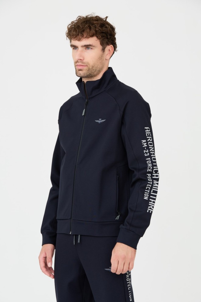 AERONAUTICA MILITARE Navy blue sweatshirt