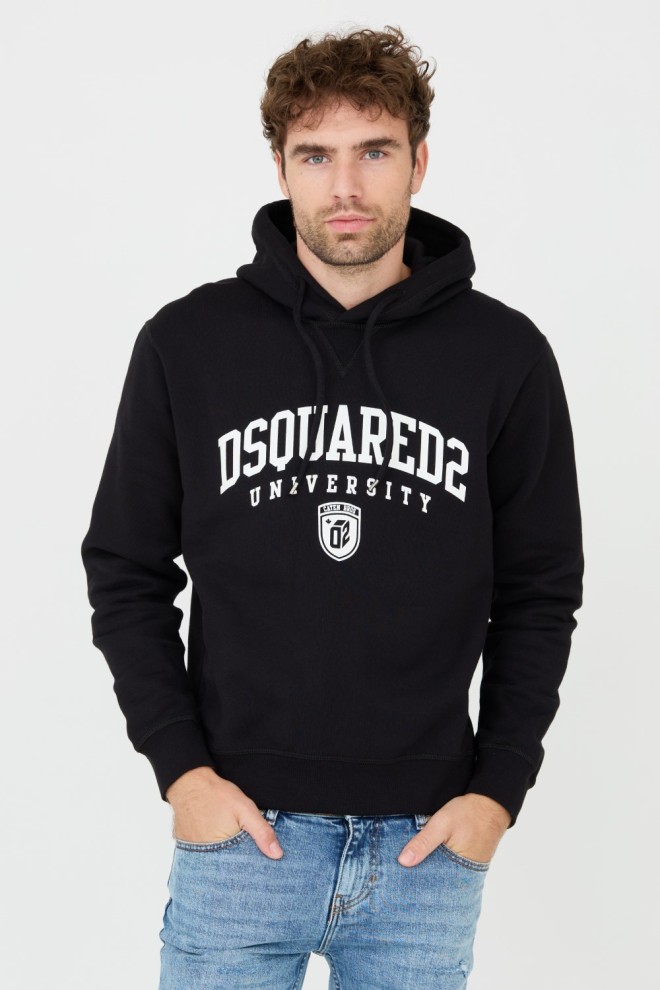 Худі DSQUARED2 Black Cool Fit Худі DSQUARED2