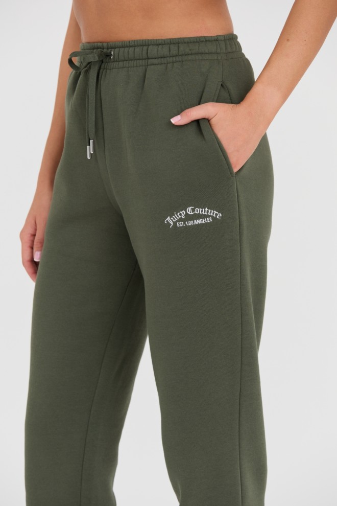 JUICY COUTURE Green Recycled Wendy Jogger Sweatpants