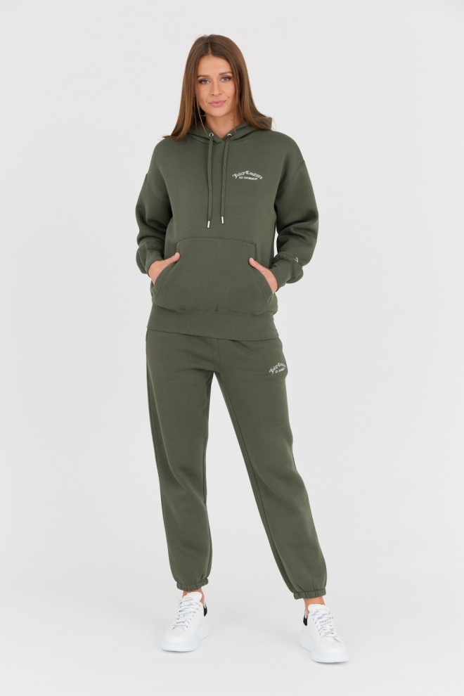 JUICY COUTURE Green Recycled Wendy Jogger Sweatpants