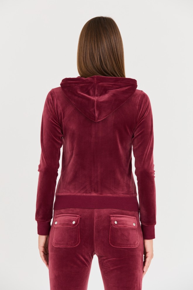 JUICY COUTURE Bordowa bluza Robertson Hoodie