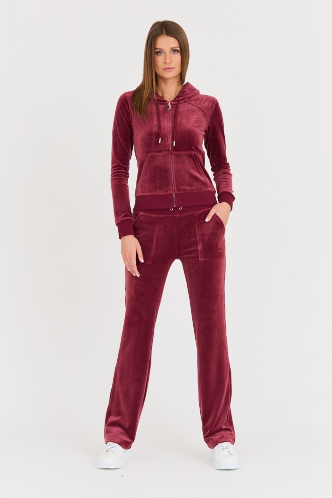 JUICY COUTURE Bordowa bluza Robertson Hoodie