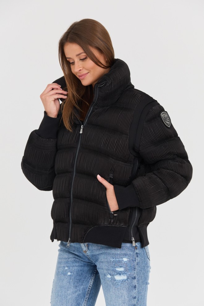 BLAUER Black pleated jacket