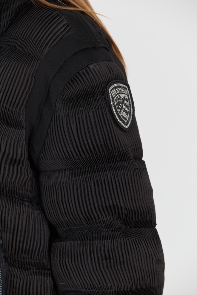 BLAUER Black pleated jacket