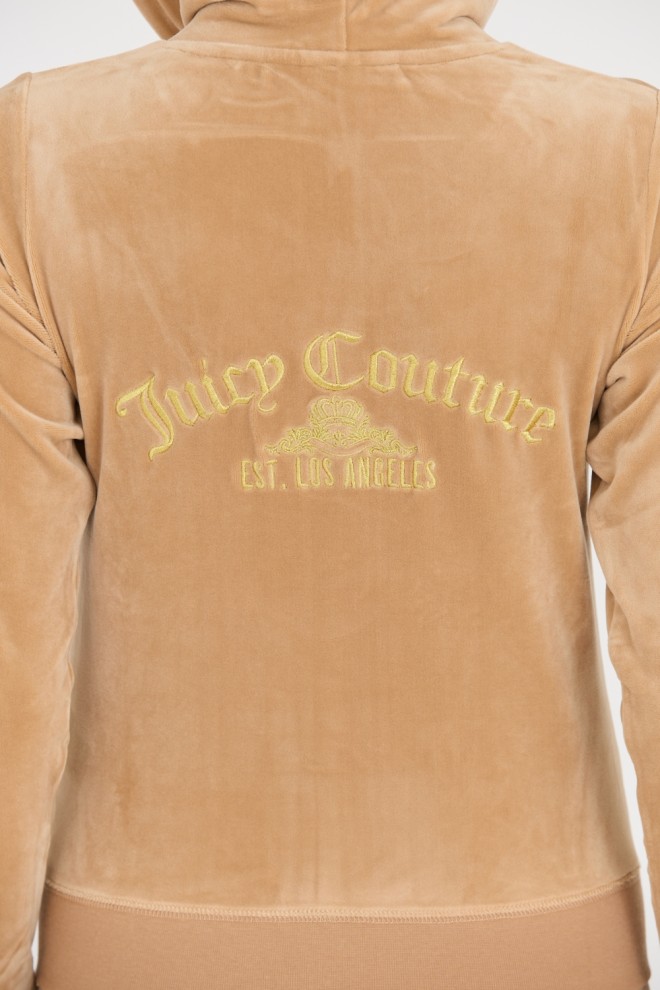 JUICY COUTURE Beige Arched Metallic Sweatshirt