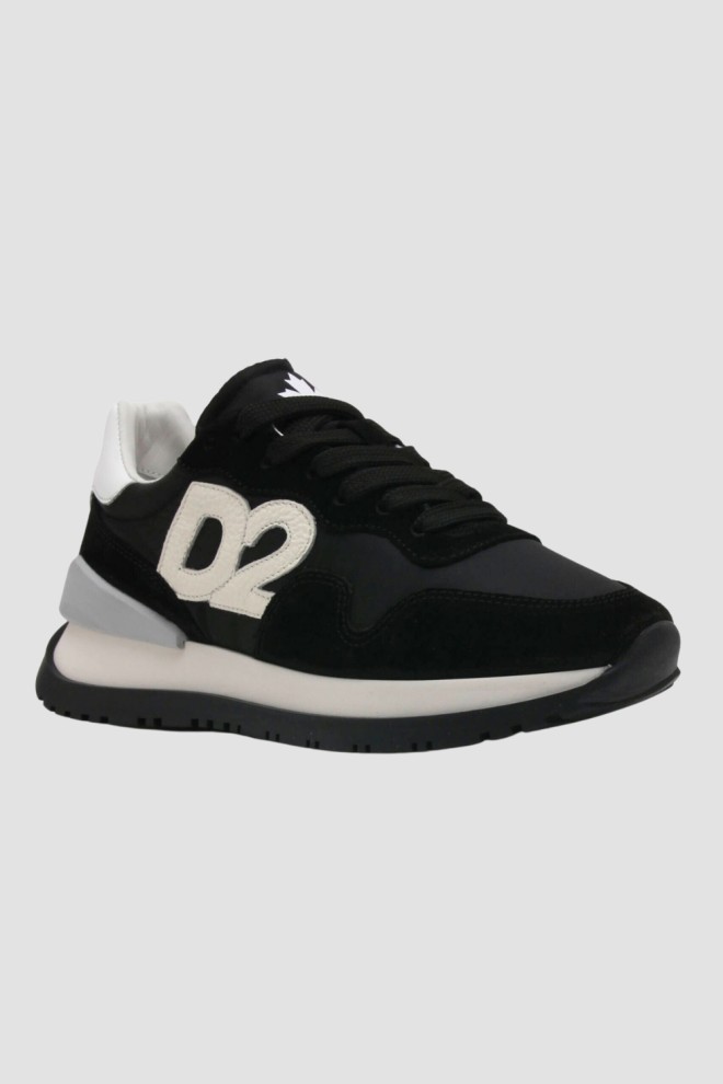 DSQUARED2 Black Running Low Top sneakers