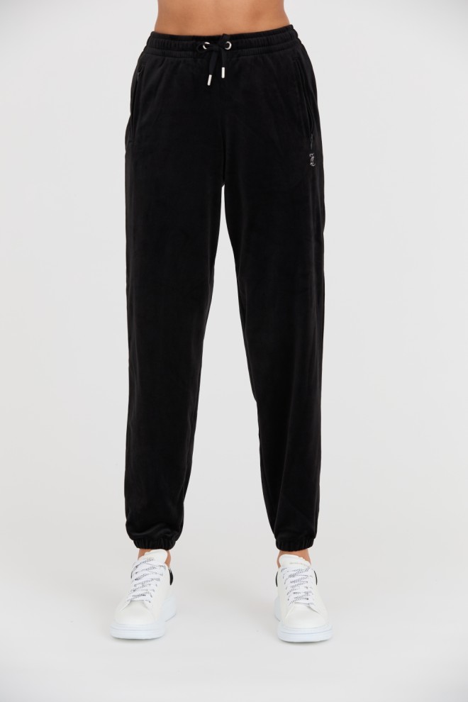 JUICY COUTURE Pantaloni de trening Lilian Jogger negri pentru femei