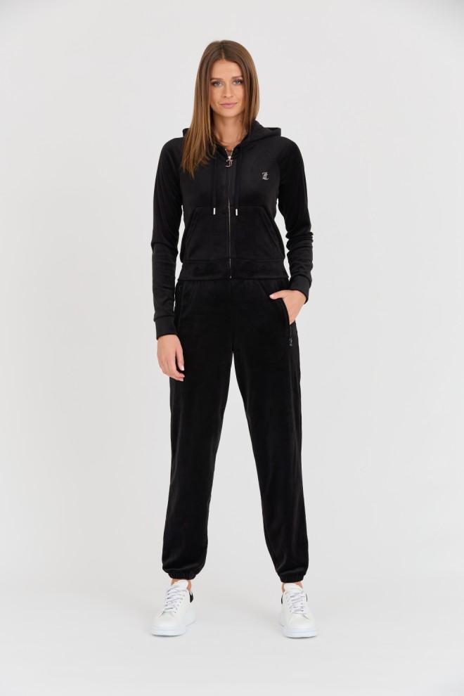 JUICY COUTURE Pantaloni de trening Lilian Jogger negri pentru femei